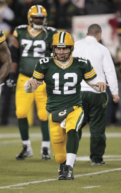 Mike Roemer/AP
Green Bay Packers quarterback Aaron Rodgers had a 122.5 passer rating this season.