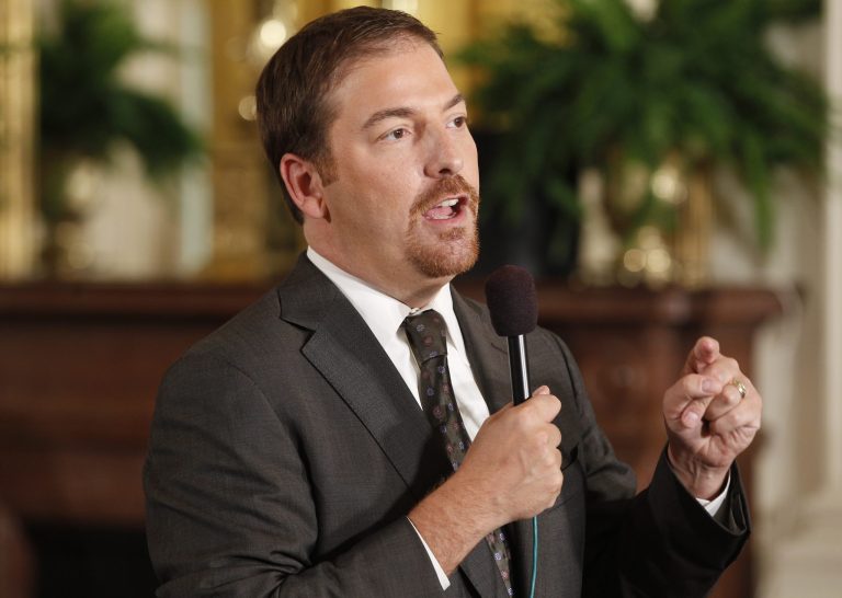 Thursday on MSNBC, Chuck Todd credited Donald Trump, an aggressive critic of current immigration policy, for making a visit to the U.S.-Mexico border. (AP Photo)Â 