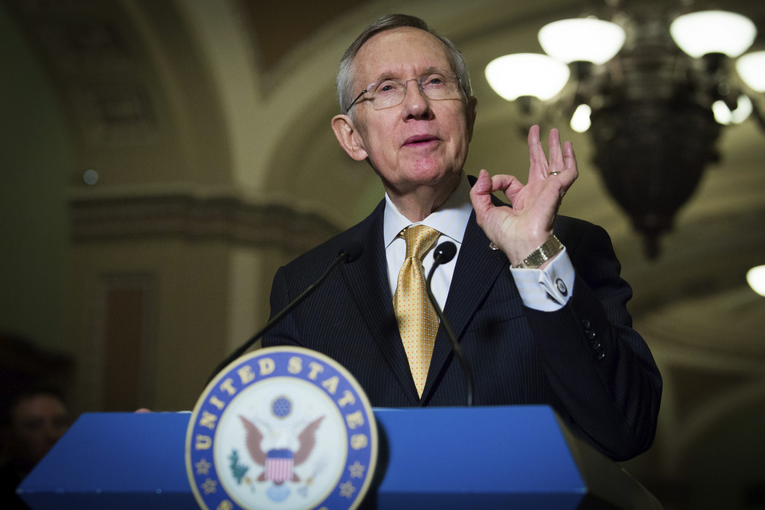 Harry Reid says no to fast-track authority on trade deals