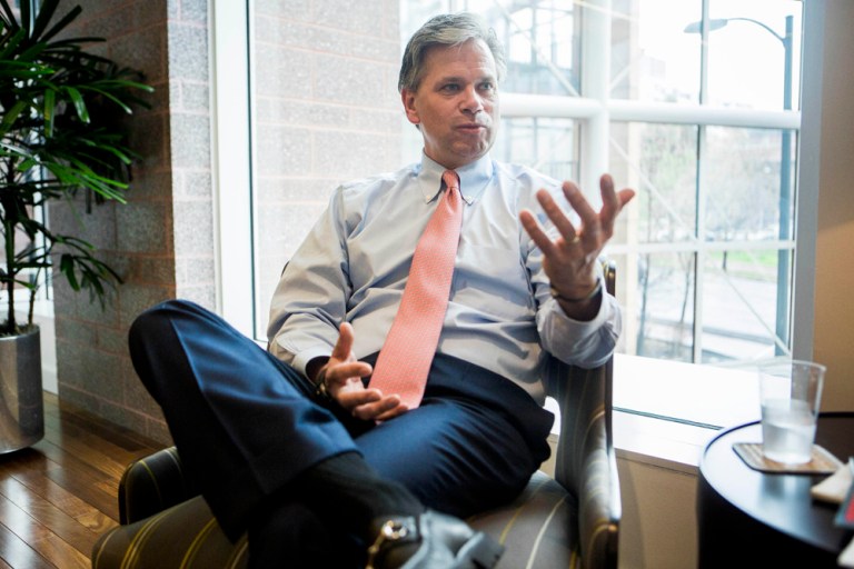 Peter Goettler is new to Washington, but his ambitions for moving it toward libertarianism are lofty. (Graeme Jennings/Washington Examiner)