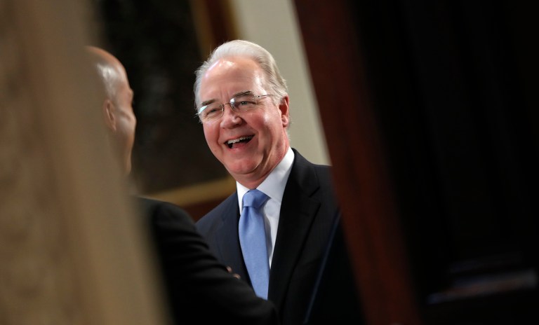HHS Secretary Tom Price says people will be able to select their preferred coverage. (AP Photo/Pablo Martinez Monsivais)