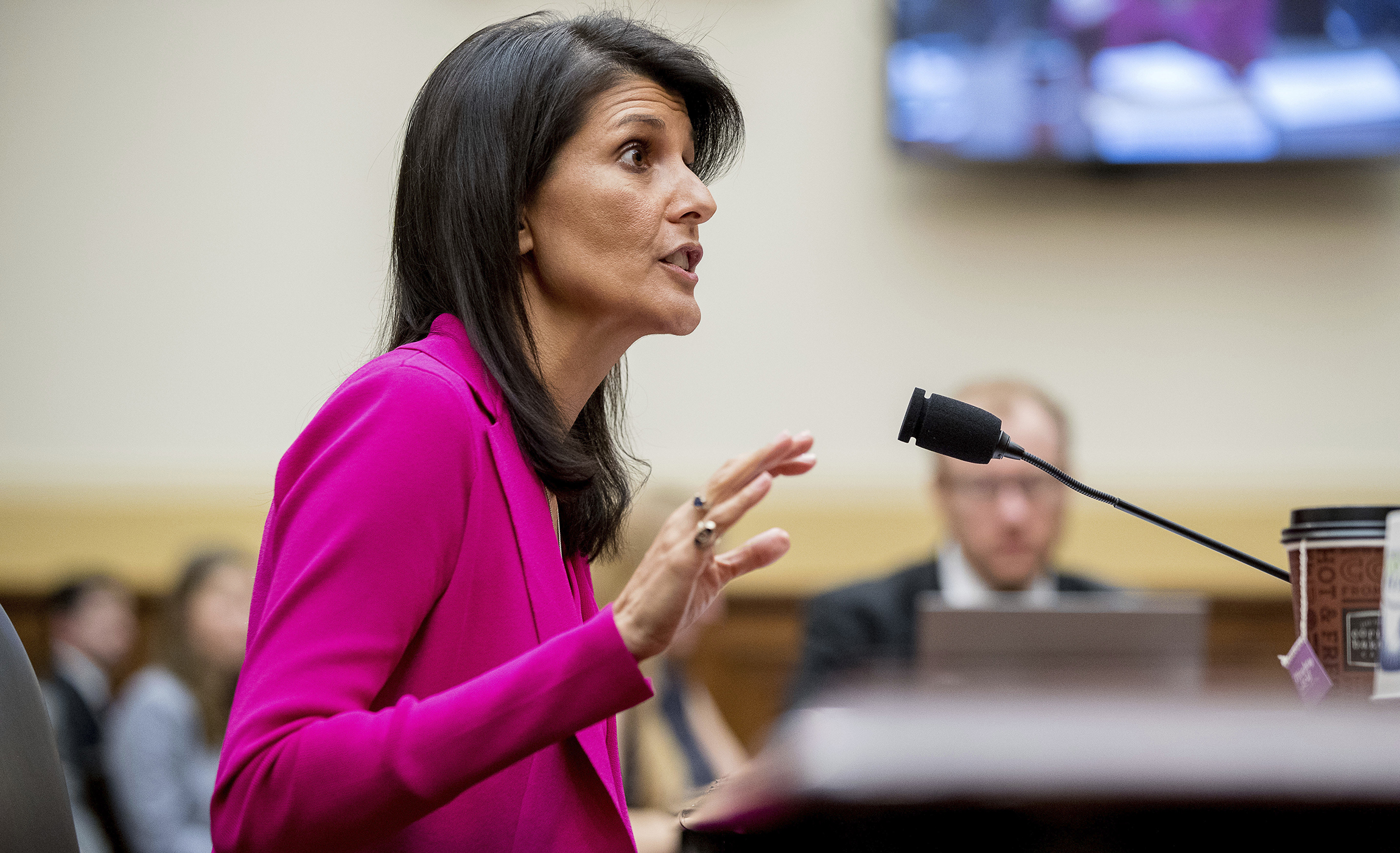Nikki Haley mocked on Twitter for touting UN budget cuts