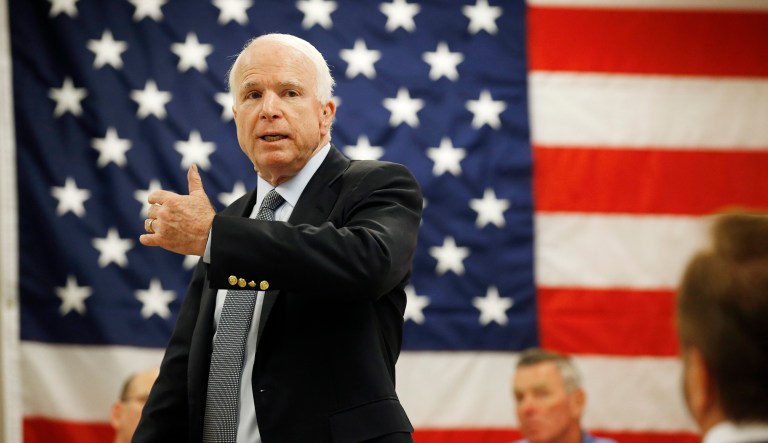 As long as he can, McCain will be a warrior against cancer. It's in the blood of this warrior for the republic. (AP Photo/Ross D. Franklin, File)