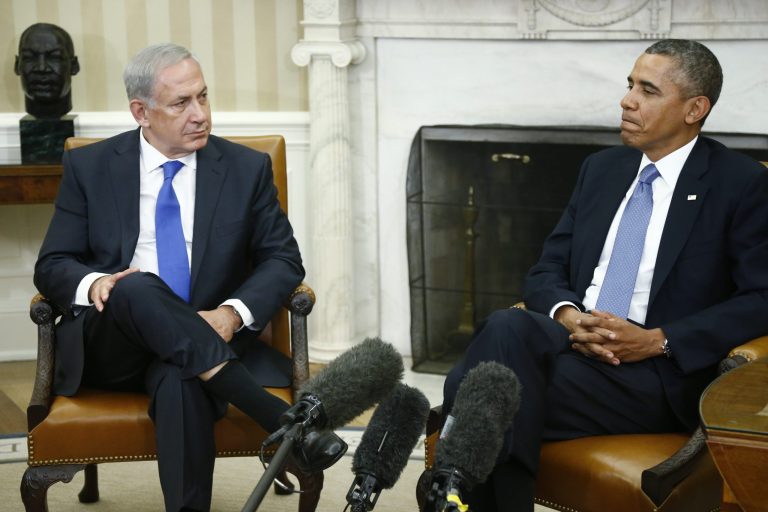 President Obama meets with Israeli Prime Minister Benjamin Netanyahu in 2013. (AP/Charles Dharapak)