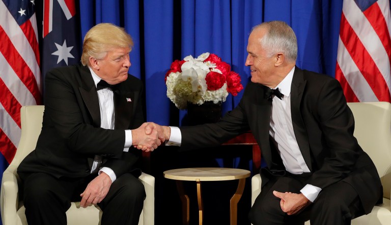 Australian Prime Minister Malcolm Turnbull recognizes that Australia's future prosperity and international stability depend on standing alongside America. (AP Photo/Pablo Martinez Monsivais)