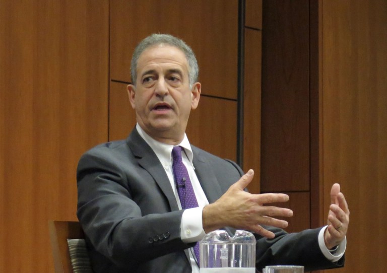 Former U.S. Sen. Russ Feingold is looking to retake his old seat from Sen. Ron Johnson, R-Wis. (AP Photo/Greg Moore)
