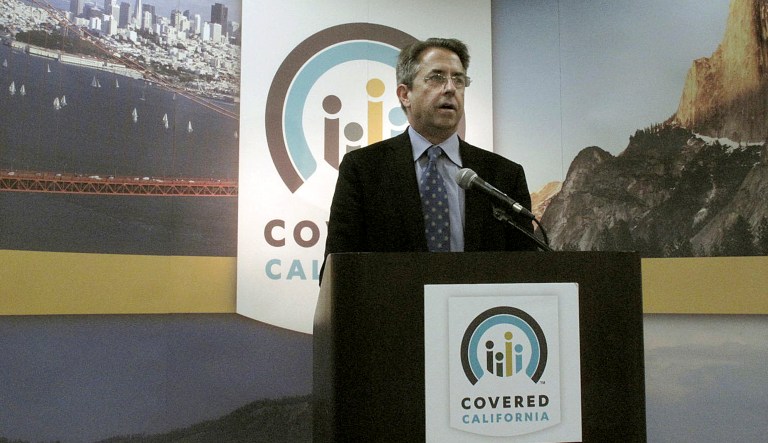 Insurers who sell coverage on California's exchange will be increasing premiums by an average of 12.5 percent for 2018, state officials announced Tuesday. That number, however, could almost double if the Trump administration chooses to cut off insurer payments known as cost-sharing reduction payments, said Peter Lee, the executive director of Covered California, the name of the state's exchange. (AP Photo/Scott Smith)