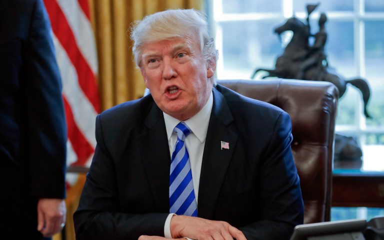 Democrats are calling Trump's bluff and raising him an appropriations bill. (AP Photo/Pablo Martinez Monsivais)