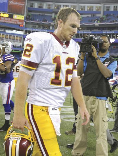 Redskins’ Beck not just sitting around