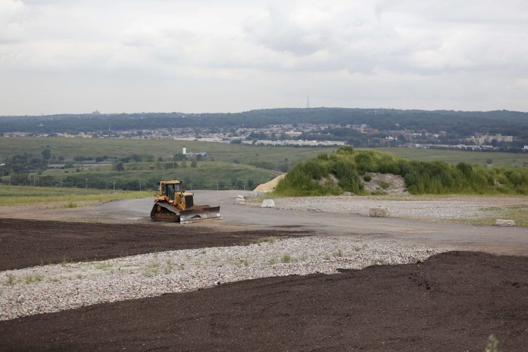 Protests are doing the opposite of what families near the landfill need. (AP Photo/Seth Wenig)