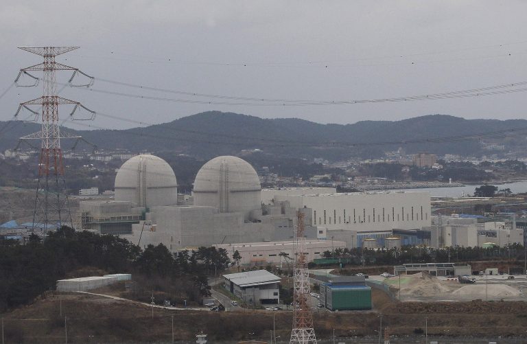 In this Tuesday, Feb. 5, 2013 photo, nuclear power plants, Shin Kori 3, right, and Shin Kori 4 are under construction in Ulsan, South Korea. North Korea's weapons program is not the only nuclear headache for South Korea. The country's radioactive waste storage is filling up as its nuclear power industry burgeons, but what South Korea sees as its best solution - reprocessing the spent fuel so it can be used again - faces stiff opposition from its U.S. ally. (AP Photo/Ahn Young-joon)