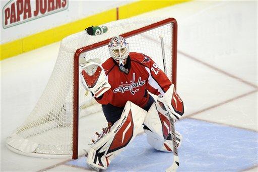 An emotional night for Caps goalie Tomas Vokoun