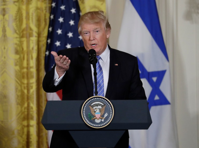 The time has come for the U.S. to tell the Palestinians that they must negotiate with Israel if they want a Palestinian state. (AP Photo/Evan Vucci)