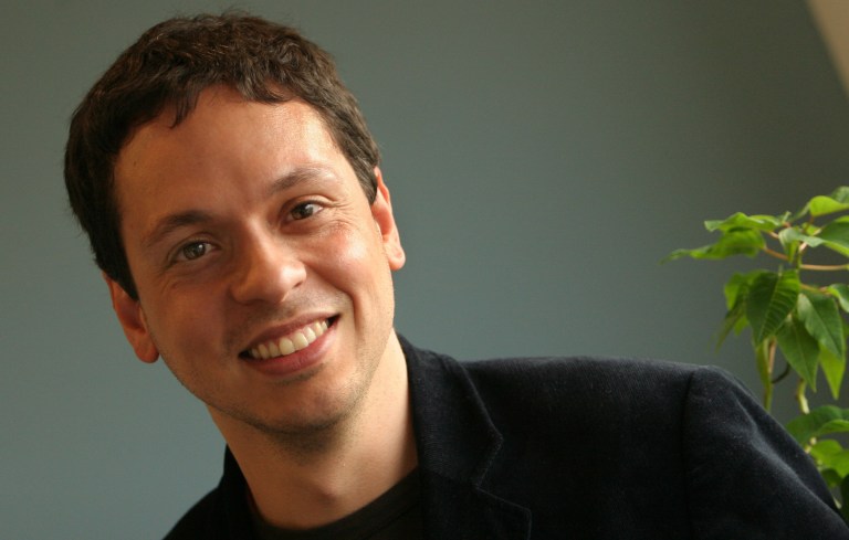 Markos Moulitsas, founder of the highly influential Daily Kos blog. (AP Photo/J. Kamp)