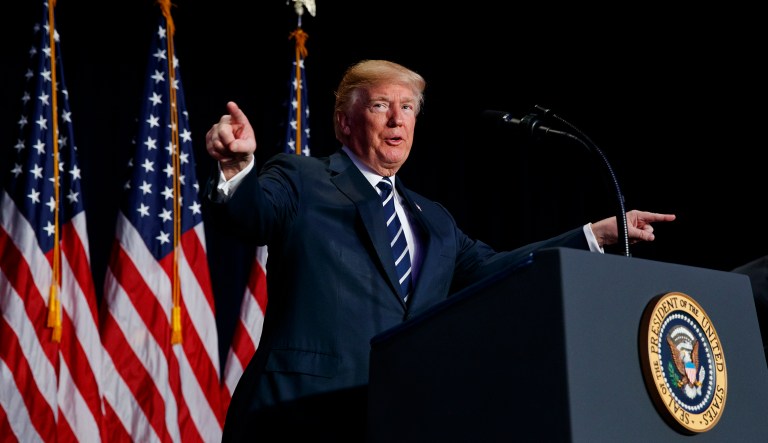 The deal boosts spending for defense and nondefense programs by $300 billion over two years. (AP Photo/Evan Vucci)