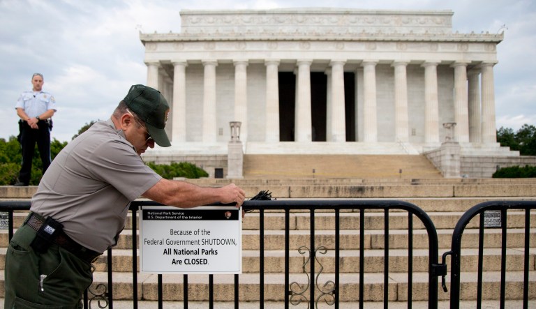 The 2013 shutdown tanked public perception of the GOP, and unlike last time, Republicans have the White House - not just both houses of Congress. (AP Photo/Carolyn Kaster, File)