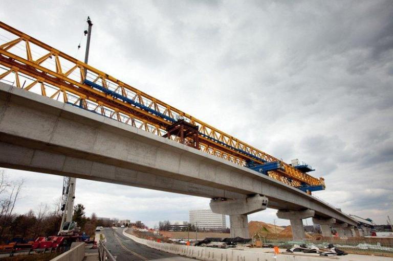 The under-construction Silver Line. (Examiner file photo)