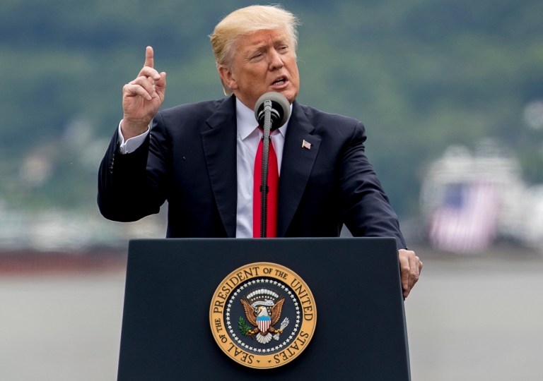 A more limited version of President Trump's travel ban is under review by the Supreme Court. (AP Photo/Andrew Harnik)