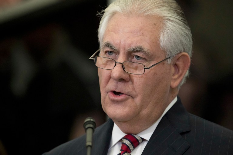 The first on-camera State Department press briefings of the Trump administration will begin the week of March 6th. (AP Photo/Andrew Harnik)