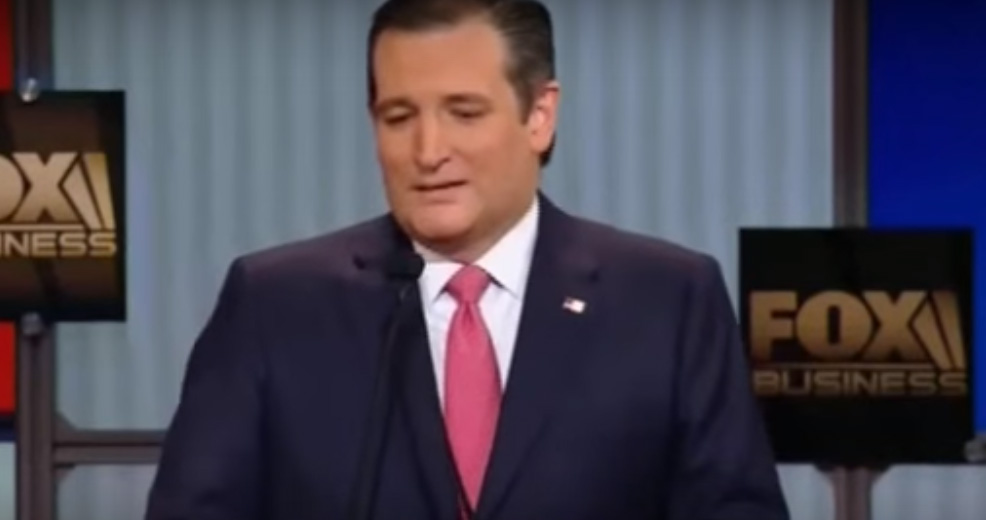 Cruz Flails at Trumpless Debate