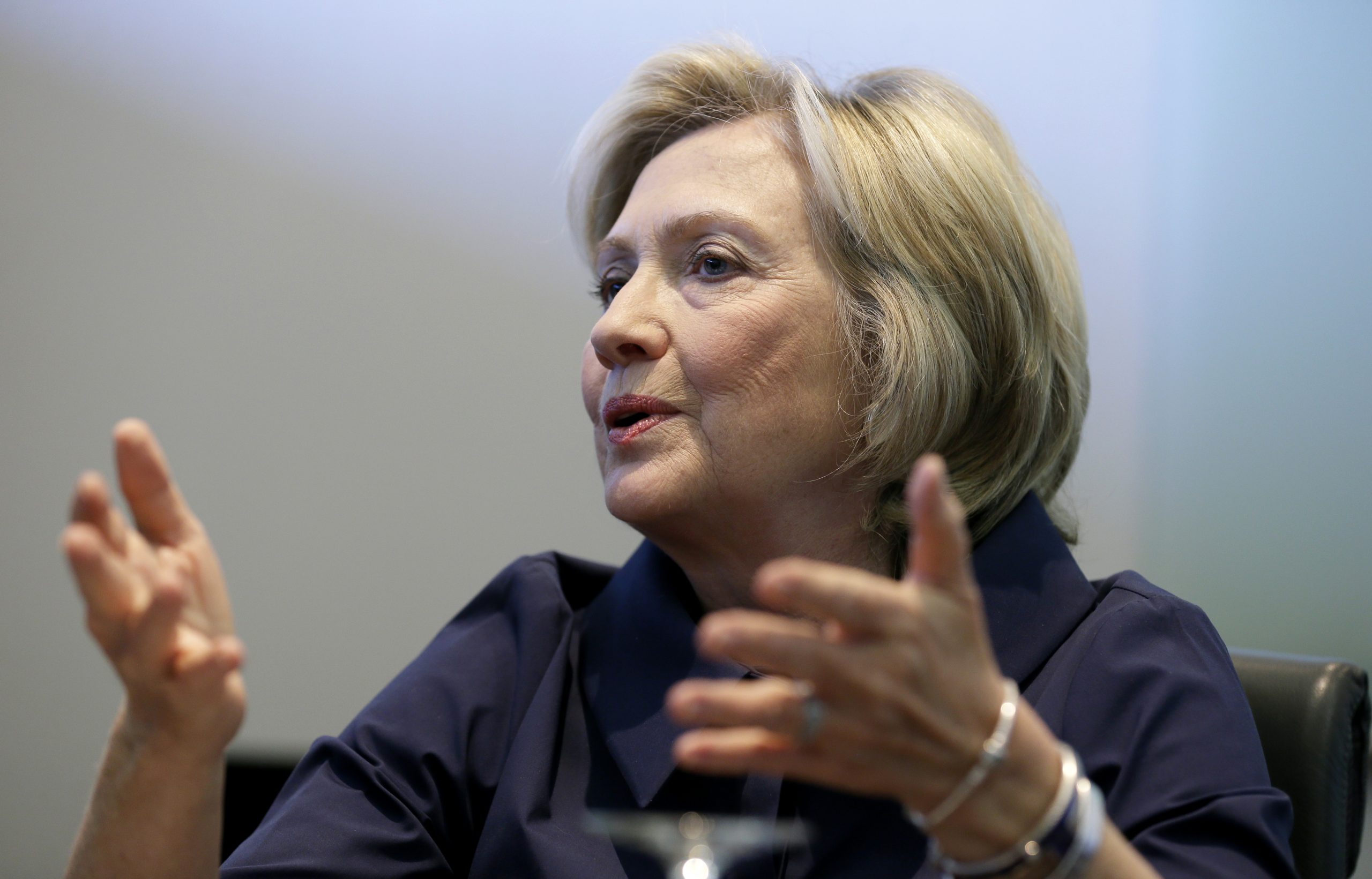 Clinton joked about being hacked by the Chinese