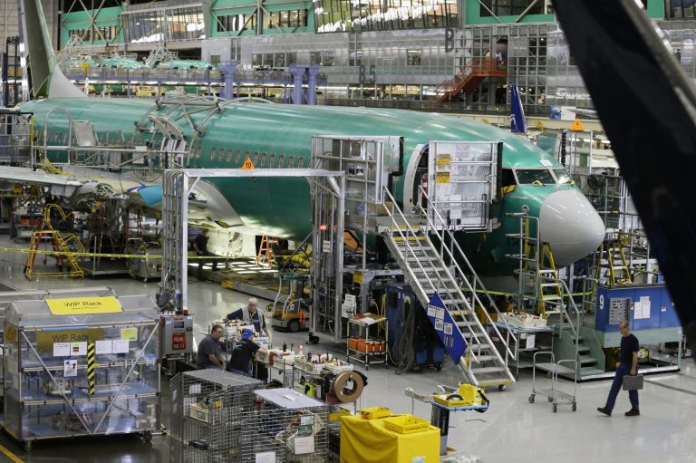 Boeing received roughly $12.2 billion in loan guarantees from the Export-Import Bank of the United States last year. (AP file)