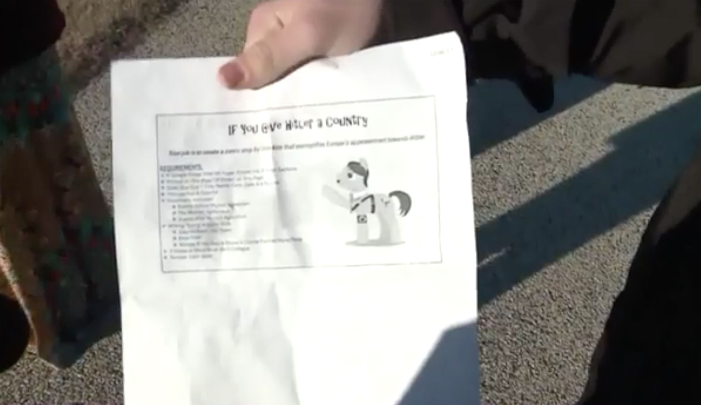 Loser parent stops kids from seeing swastikas in middle school