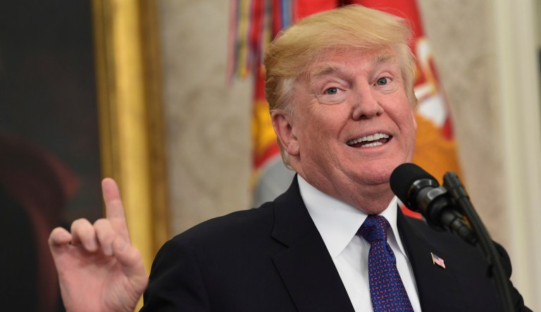 President Trump the Chinese envoy 