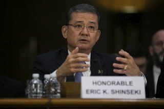 As long as Secretary of Veterans Affairs Eric Shinseki has the support of President Obama, he won't resign.ÃÂ (Graeme Jennings/Examiner)