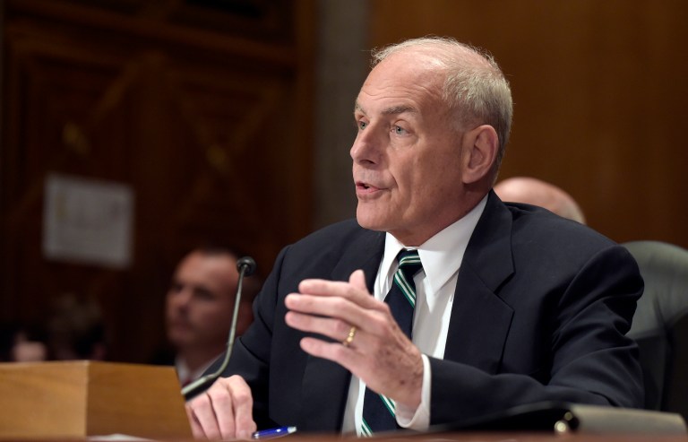 Kelly also reiterated his frustration with the lawsuits that have blocked the implementation of a ban on travel from six Muslim majority countries that have been destabilized by terrorism and are 