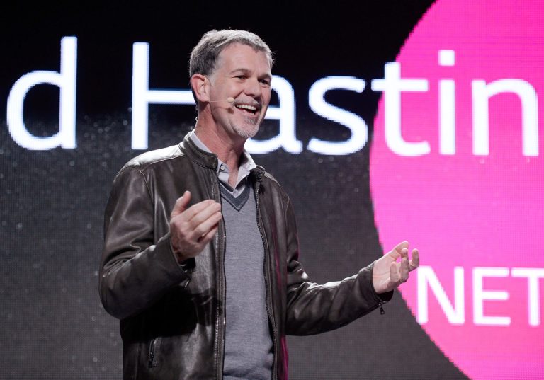 Netflix CEO Reed Hastings speaks during a LG press event at the Mandalay Bay Convention Center for the 2014 International CES on January 6, 2014 in Las Vegas, Nevada.