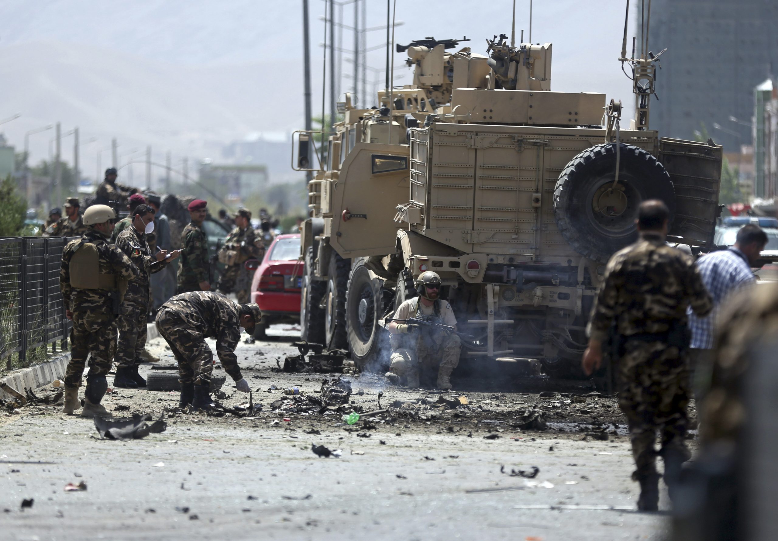 4 Afghan civilians killed in Kabul suicide bombing