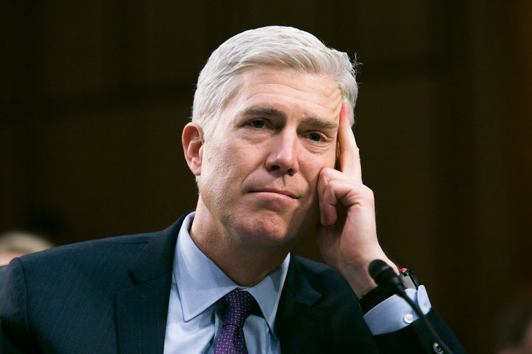 Gorsuch's team said the Supreme Court justice nominee will meet with six more senators this week ahead of next week's vote. (Graeme Jennings/Examiner)