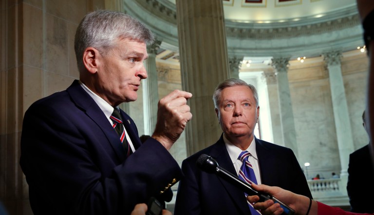 They still had hope that an amendment they are working on could act as a vehicle to repeal and replace portions of Obamacare. (AP Photo/Jacquelyn Martin)