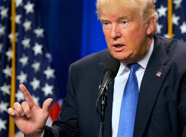 Donald Trump has face bipartisan criticism after the Orlando attack, partly because of his various speeches since Sunday's attack in which he has renewed calls for a ban on Muslims from entering the country. (AP Photo)