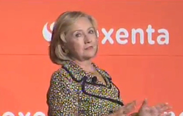 19 days after the police shooting of an unarmed black teenager, Hillary Clinton speaks about the situation in Ferguson, Missouri. (courtesy CNN)