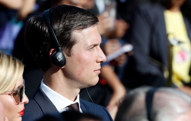 It's the third time he's updated his list of contacts. (AP Photo/Alex Brandon)