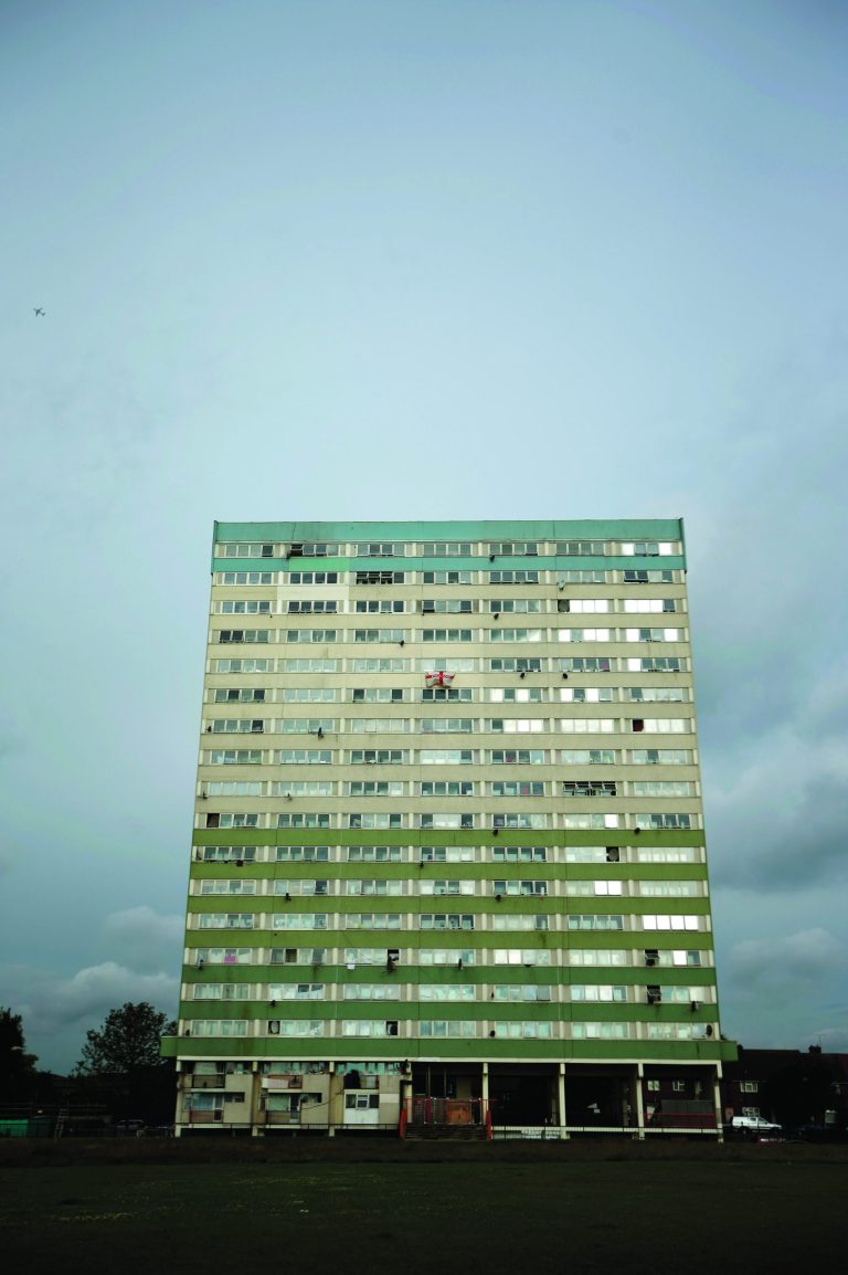 A general view shows the Fred Wigg Tower in Leytonstone, east London, Tuesday, July 10, 2012. A judgement is due to be handed down Tuesday after residents of the London apartment tower went to court Monday in a bid to stop their rooftop from being used as a missile base during the upcoming Olympic Games, saying the deployment in a densely-populated area could make the building a terrorist target. The British military plans to deploy surface-to-air missiles at six sites around London as part of a vast security operation for the July 27-Aug. 12, 2012 London Olympic Games, but residents of the 17-storey tower block say they were not consulted about the plans.(AP Photo/Matt Dunham)