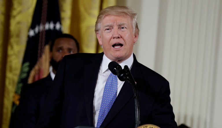 The White House is busying itself with the little and stupid things people don't want to hear about, and the press is winning. (AP Photo/Evan Vucci)