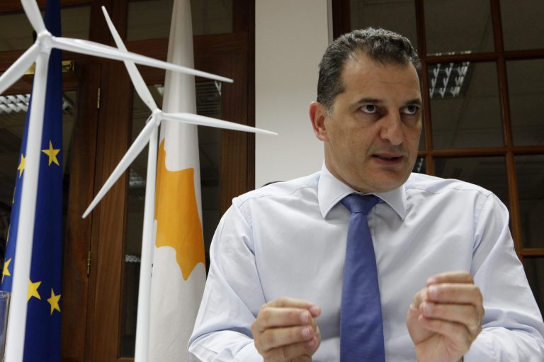 The master plan would enlist U.S. help in creating an upstart energy market in the troubled Eastern Mediterranean as a hedge against the spread of Islamic State terror, said Energy Minister Georgios Lakkotrypis of Cyprus, speaking March 9 at the German Marshall Fund in Washington, D.C. (AP Photo)