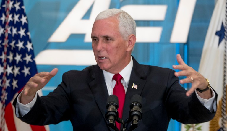 Vice President Mike Pence condemned the 