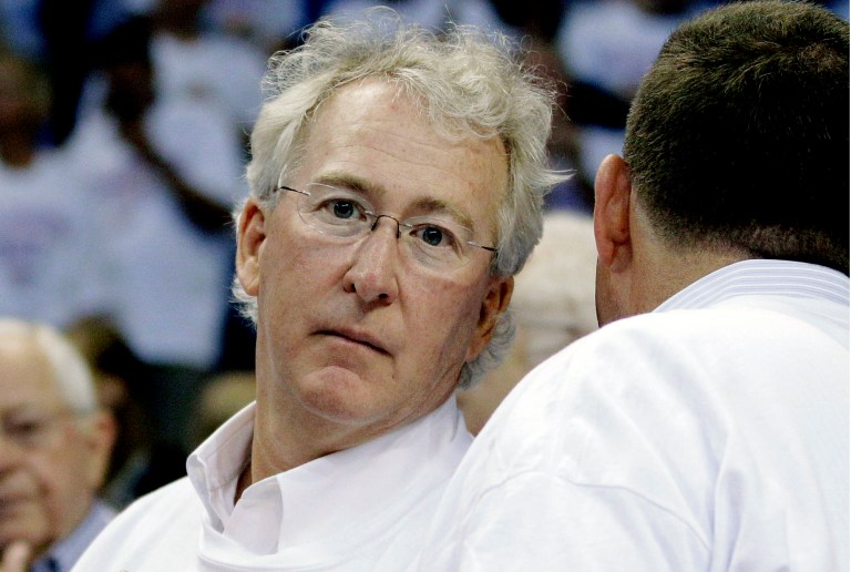Aubrey McClendon, former CEO of Chesapeake Energy Corp., was killed in a car crash in Oklahoma Wednesday, one day after he was indicted on federal charges of conspiring to rig oil and gas lease bids. (AP Photo/Sue Ogrocki, File)