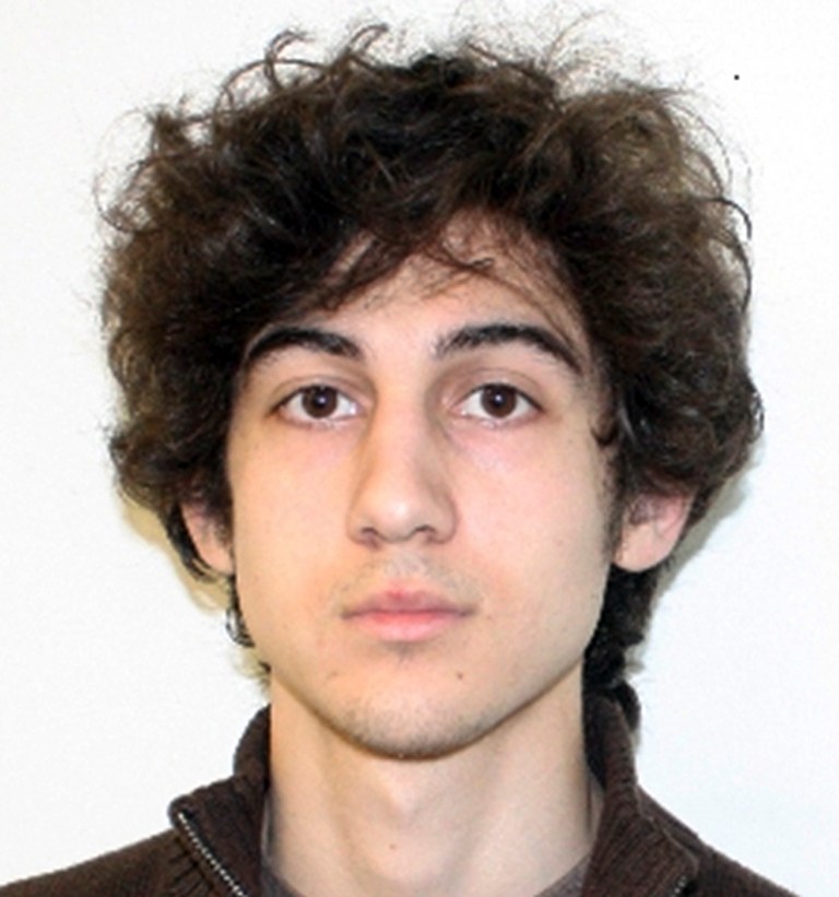 Boston Marathon bombing suspect Dzhokhar Tsarnaev. In court documents filed Monday, March 17, 2014, prosecutors said Tsarnaev should not be allowed to see autopsy photos that will not be used at his trial. They said allowing the man accused of killing them to see photos of their mutilated bodies 