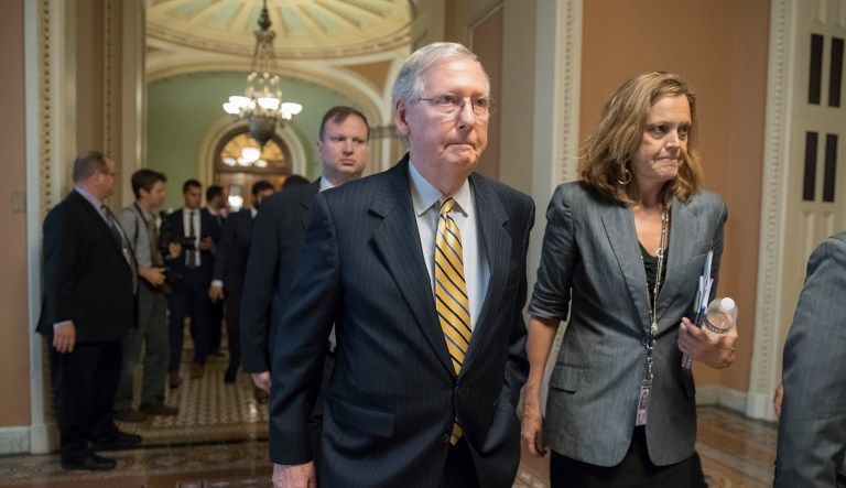 The Senate Majority Leader has asked for the Congressional Budget Office to prioritize the legislation. (AP Photo/J. Scott Applewhite)