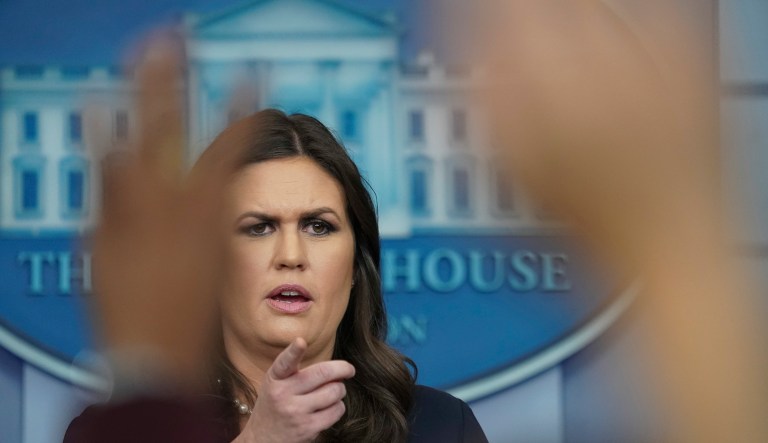 Sanders told reporters the NFL made a step in the right direction shortly after NFL Commissioner Roger Goodell held a press conference stating the league wants all players to stand during the national anthem. (AP Photo/Pablo Martinez Monsivais)