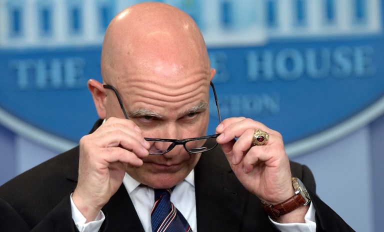 H.R. McMaster told reporters that the U.S. frequently sets up backchannels with other countries to allow for discreet communications. (AP Photo/Susan Walsh)