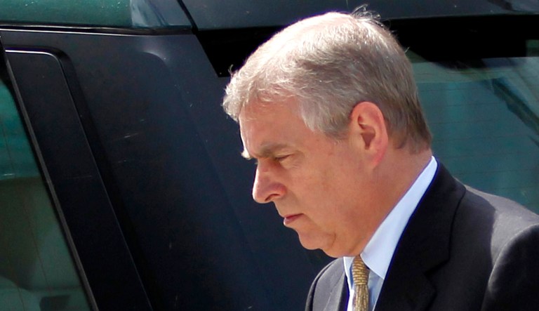 Britain's Prince Andrew is seen.