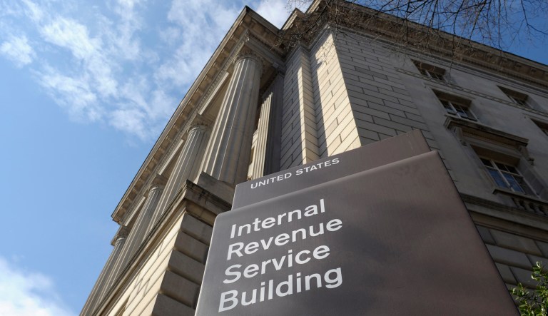The exterior of the IRS building in Washington, D.C., on March 22, 2013.