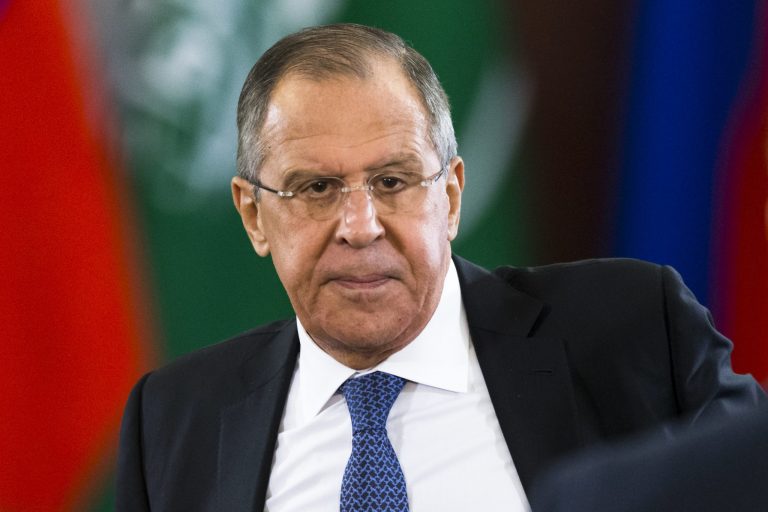 Russian Foreign Minister Sergey Lavrov (pictured above) has threatened to expel British diplomats from Moscow. 