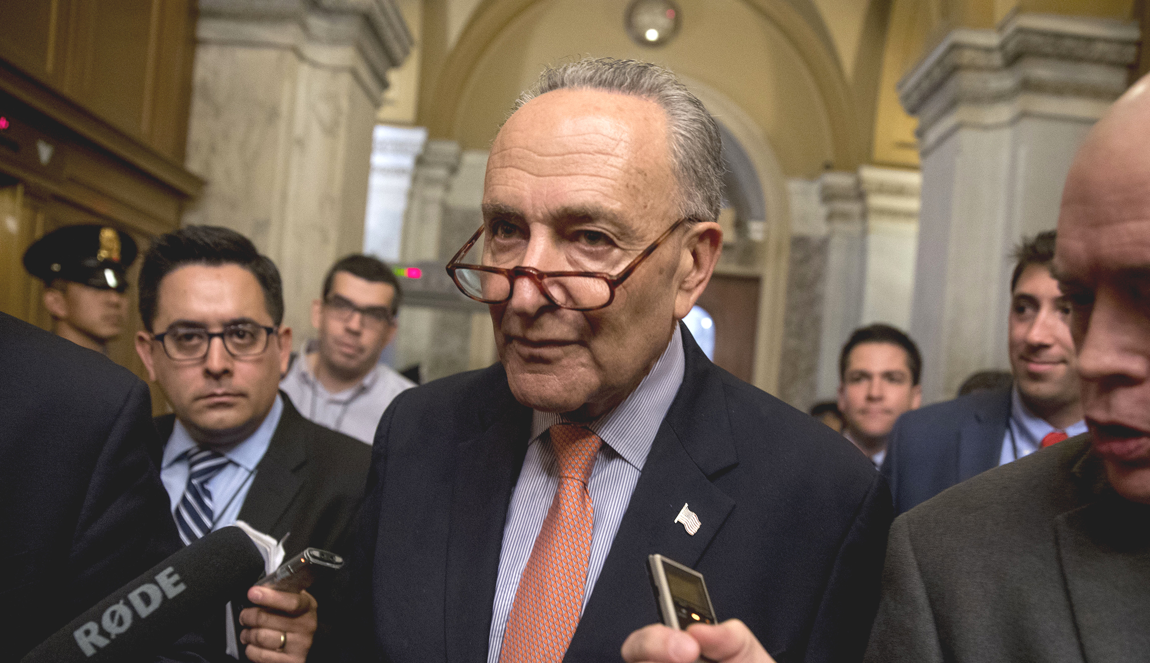 Chuck Schumer pushes for vote on Corker amendment to rein in Trump’s tariff authority